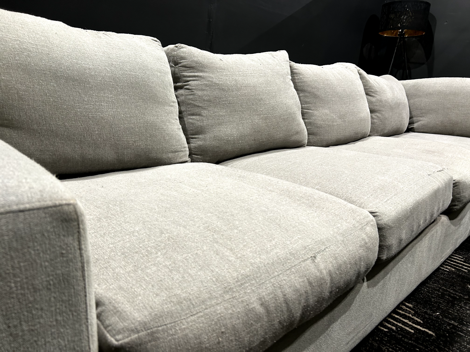Beautiful Refurbished 🧼 Sectional Couch with Chaise - Delivery Available! image | Ivy Store