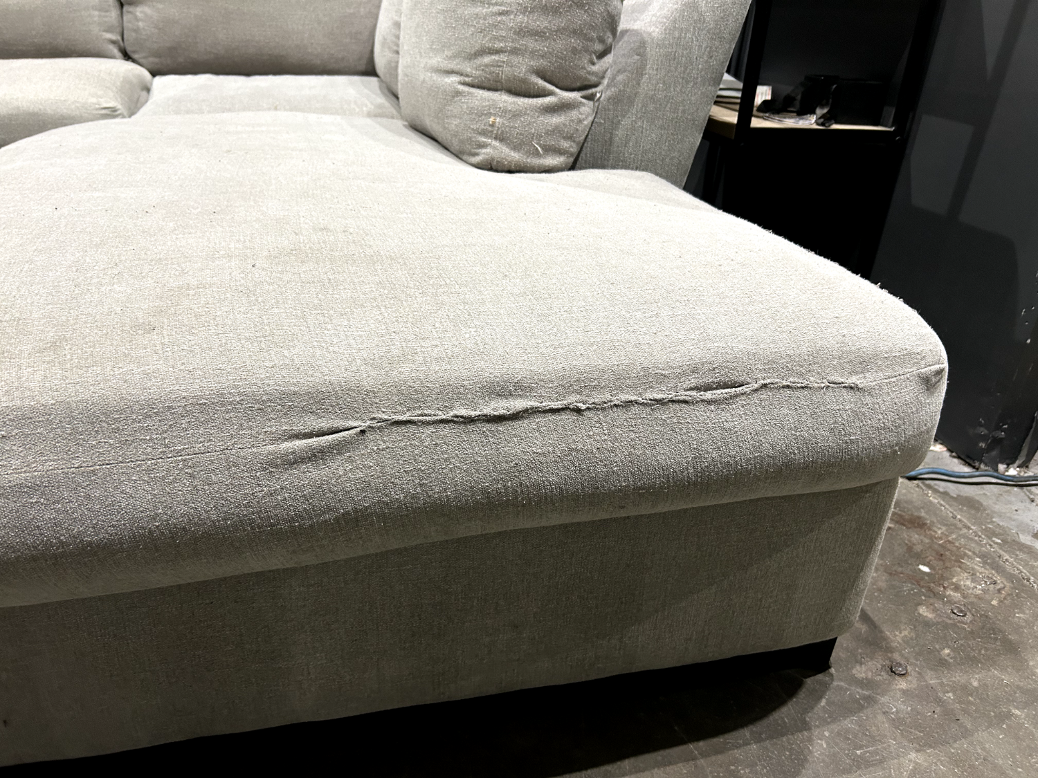 Beautiful Refurbished 🧼 Sectional Couch with Chaise - Delivery Available! image | Ivy Store