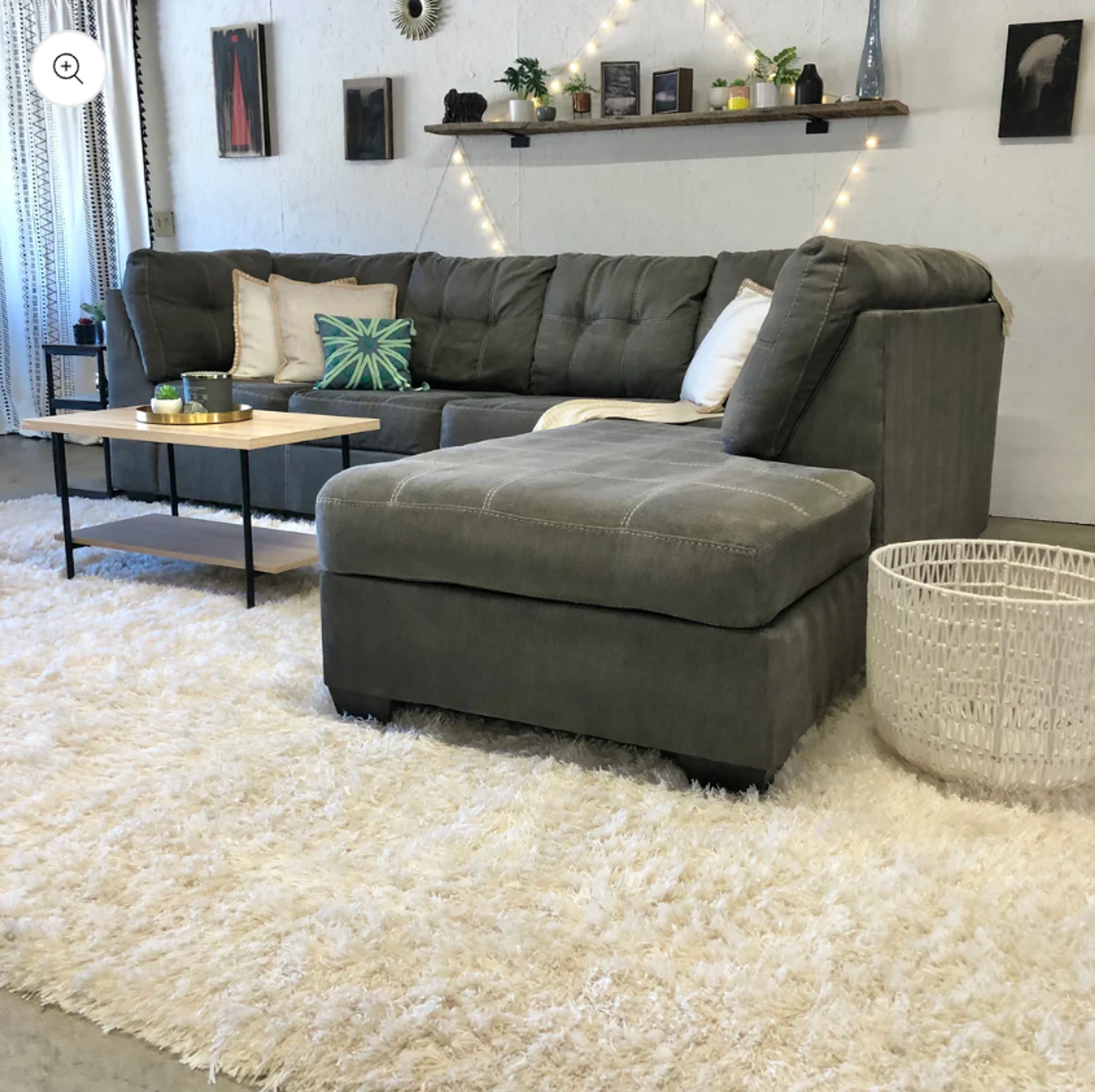 (50% OFF) Ashley's Furniture Sectional with Chaise FREE DELIVERY! Image #2 | Ivy Store