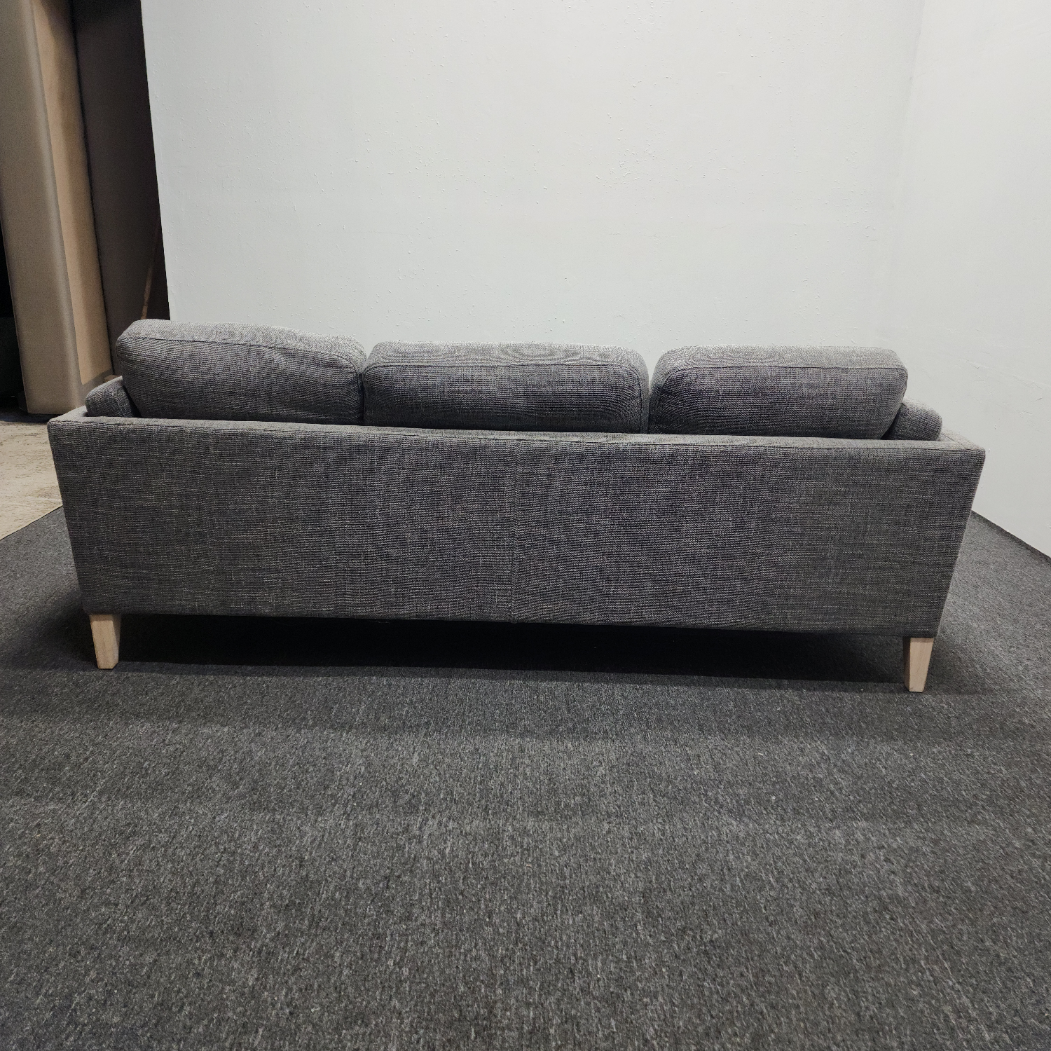 (45% OFF) Noelle Graphite Woven Sectional Sofa w/Ottoman FREE DELIVERY image | Ivy Store