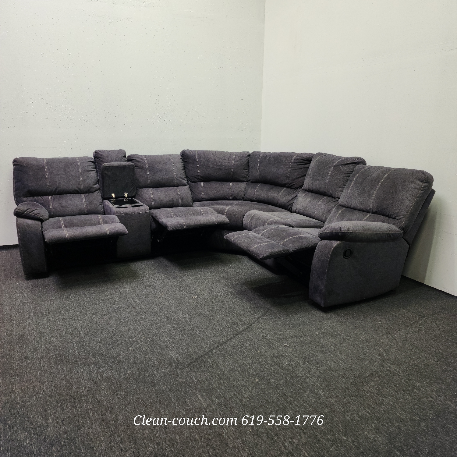 Ashley's Furniture 3-Piece Power Reclining Sectional FREE DELIVERY!! Image #2 | Ivy Store