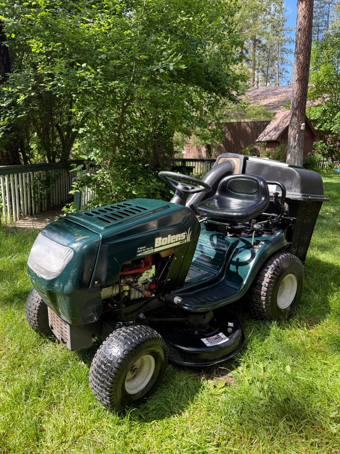Troy-Bilt Riding Lawn Mower With Bagger image | Ivy Store