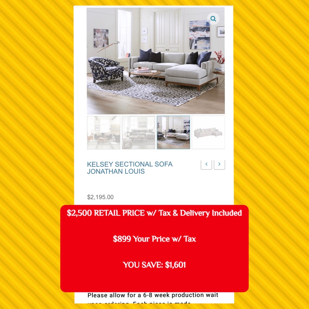 sectional sectionals gray grey couch couches Image #2 | Ivy Store