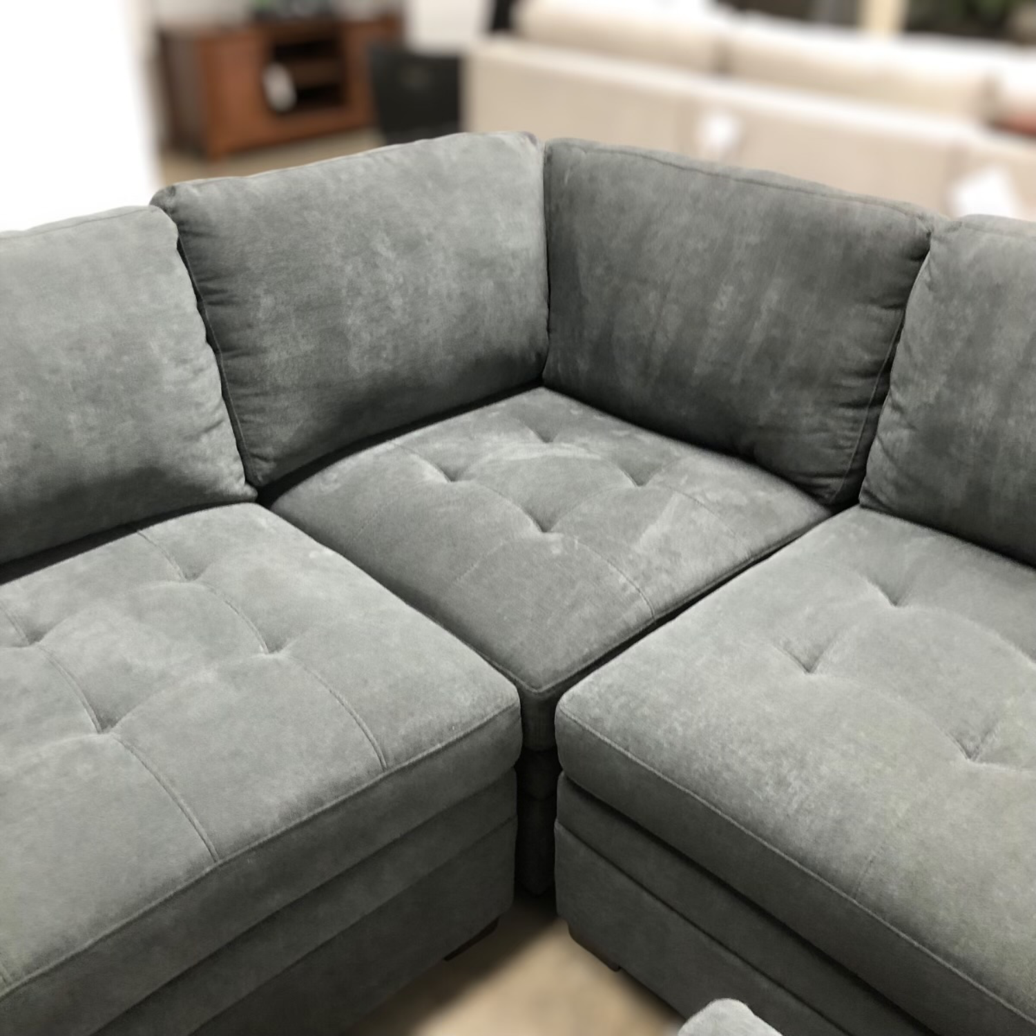 6 Piece Thomasville Tisdale Modular Sectional W/ Storage Ottoman 🚛DELIVERY AVAILABLE image | Ivy Store