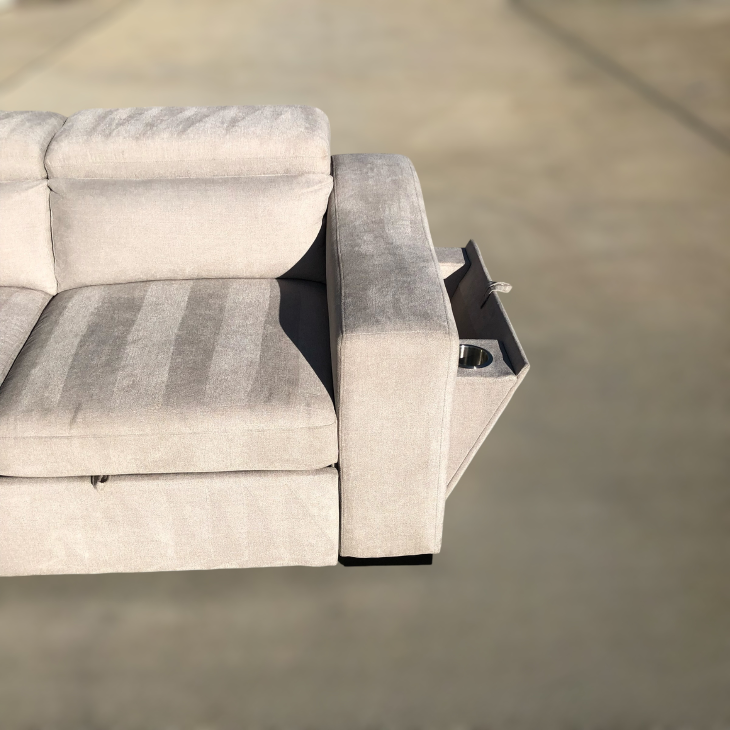 Roxana Fabric Sleeper Sofa W/ Storage Chaise 🚛DELIVERY AVAILABLE  image | Ivy Store