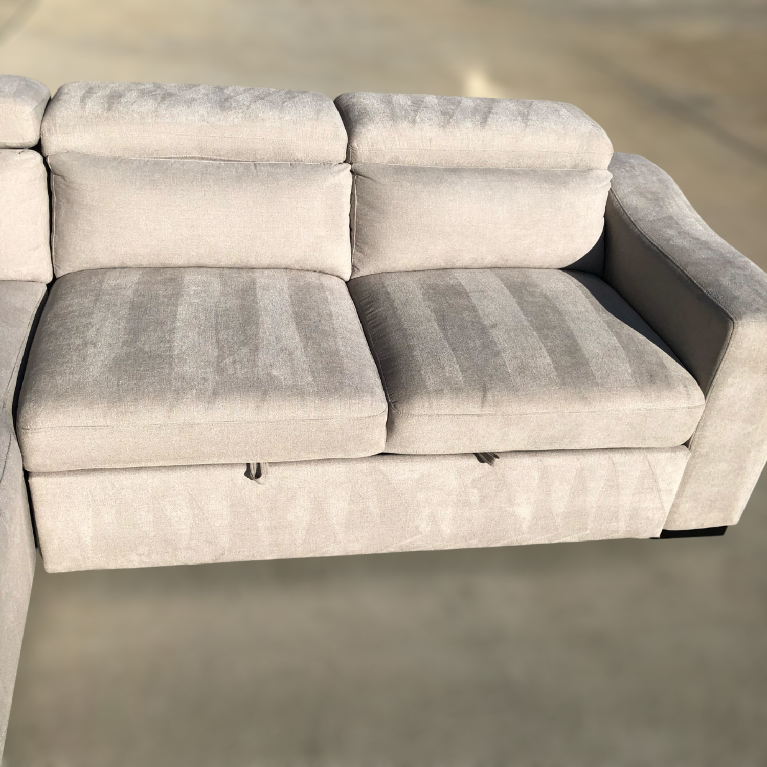 Roxana Fabric Sleeper Sofa W/ Storage Chaise 🚛DELIVERY AVAILABLE  image | Ivy Store