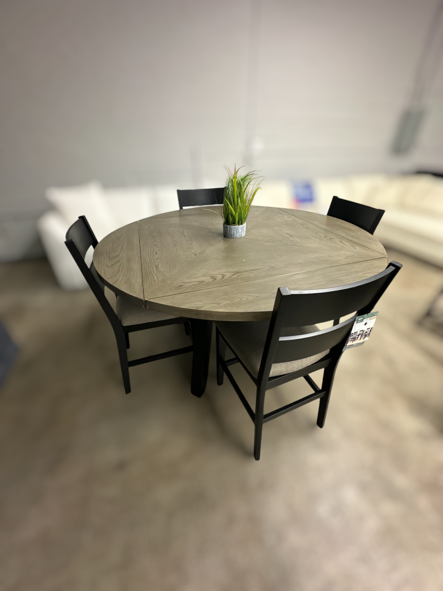 Easton 5-piece Square to Round Counter Height Dining Set 🚚DELIVERY AVAILABLE Image #1 | Ivy Store