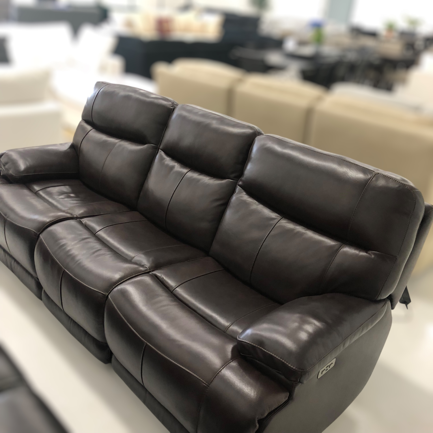 Ridgewin Leather Power Reclining Sofa 🚛DELIVERY AVAILABLE  Image #1 | Ivy Store