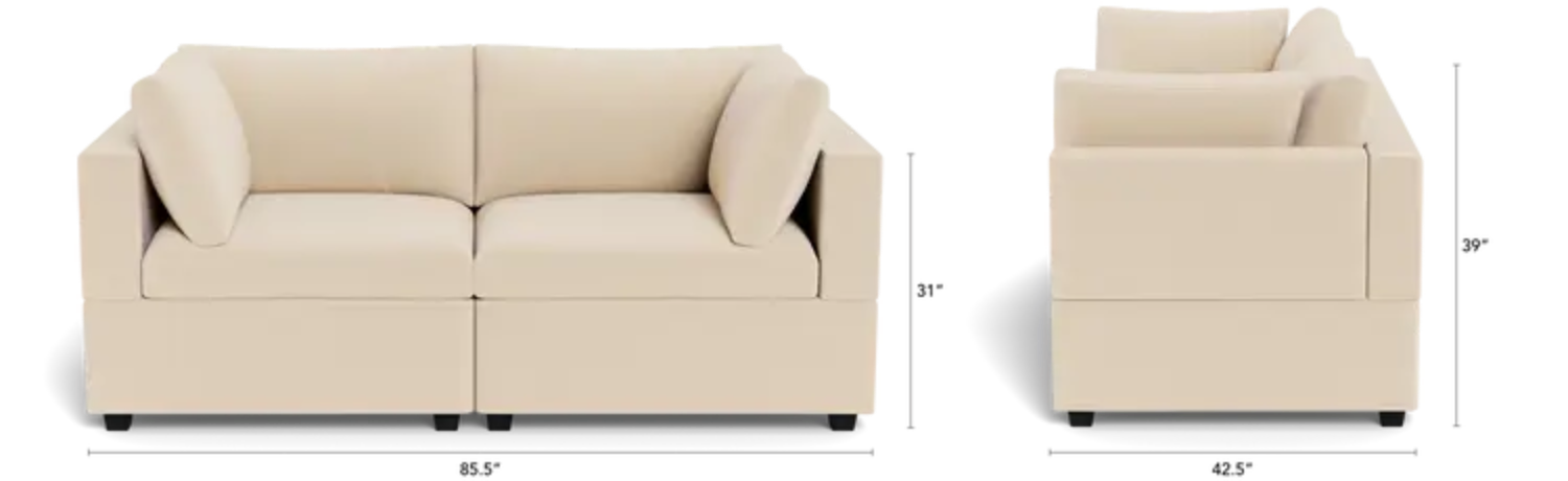 ALBANY PARK Kova Sofa 86" | LIGHT GRAY 🚛 DELIVERY AVAILABLE  image | Ivy Store
