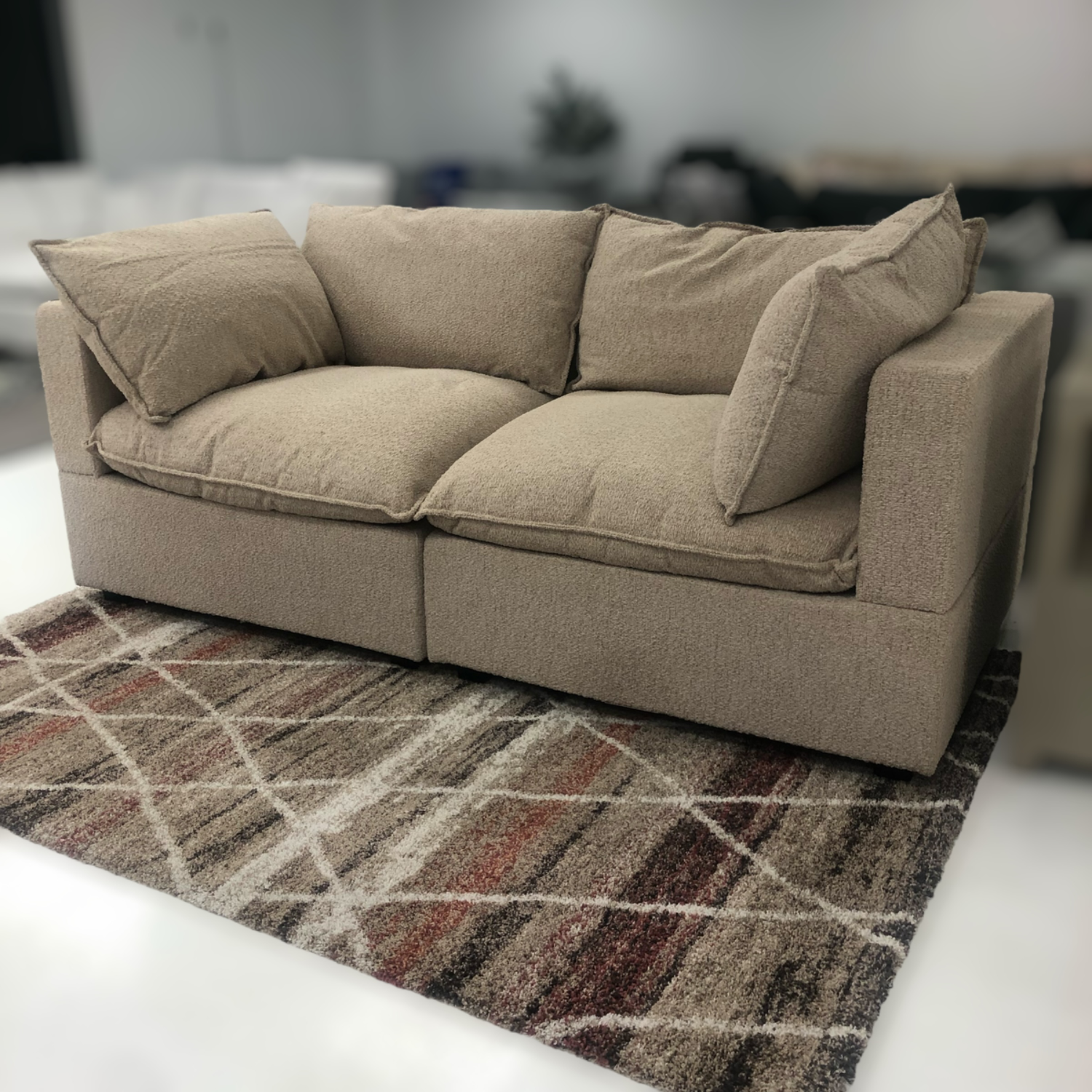ALBANY PARK Kova Sofa 86" | Teddy 🚛 DELIVERY AVAILABLE  Image #1 | Ivy Store