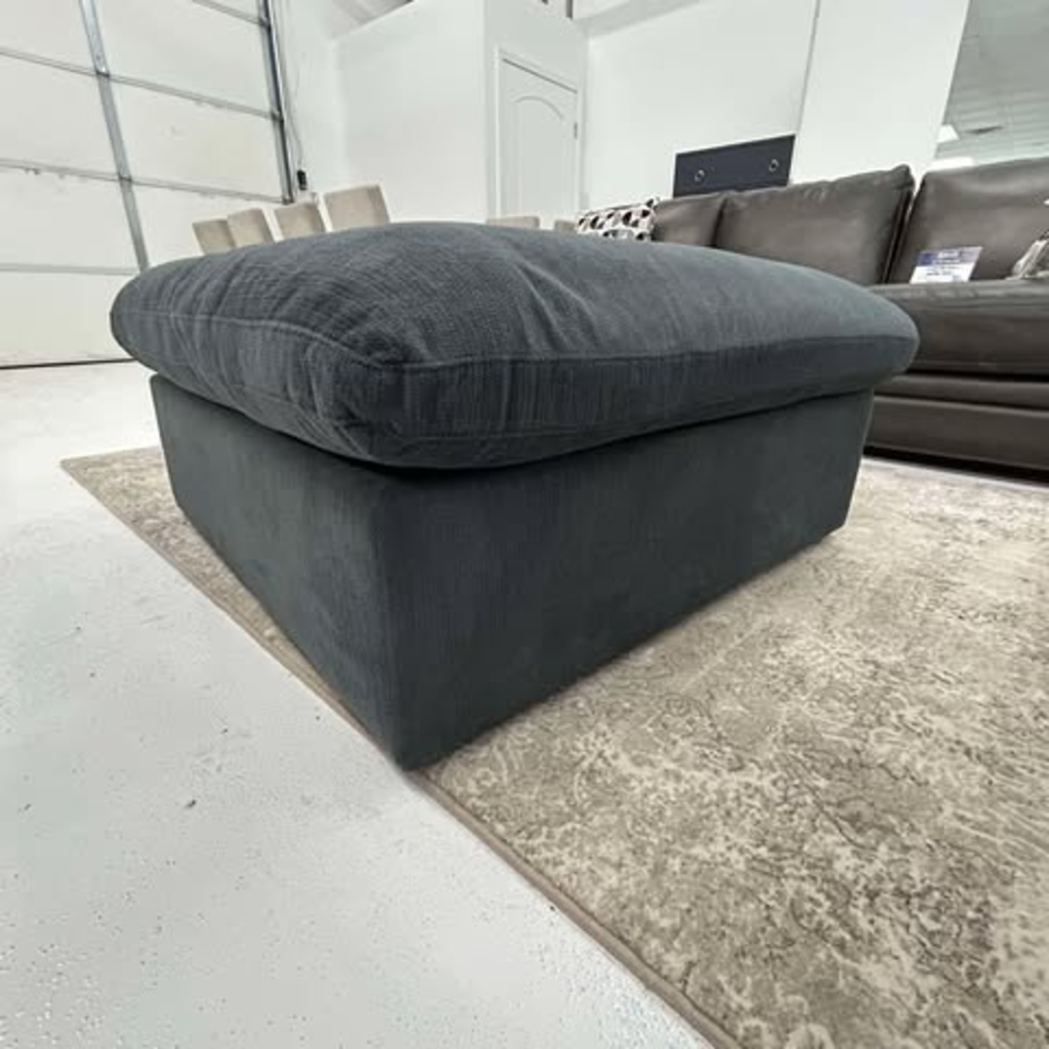 Gray Cloud ☁ Ottoman with Storage 🚛FREE DELIVERY AVAILABLE Image #1 | Ivy Store