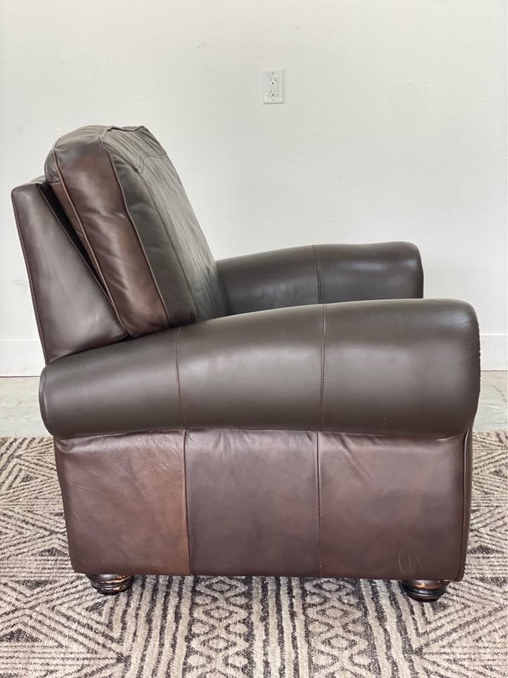 All Leather Club Chair/Recliner image | Ivy Store