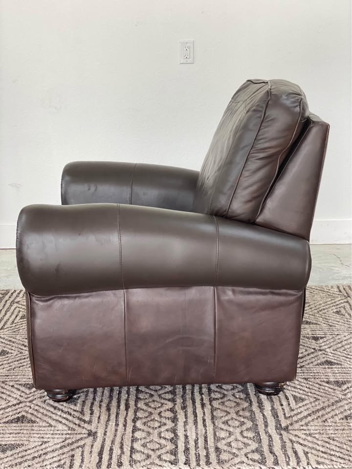 All Leather Club Chair/Recliner image | Ivy Store
