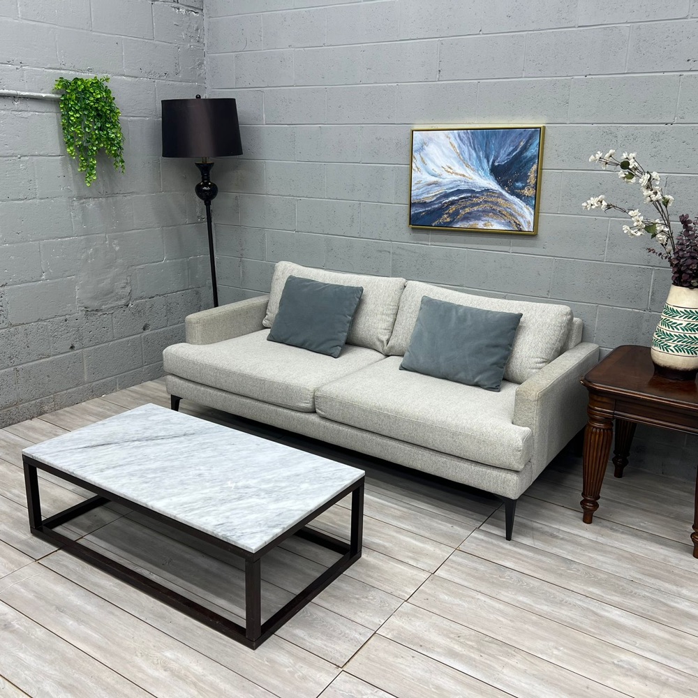 ( Free Delivery ) West Elm Andes Light Gray Couch Image #2 | Ivy Store