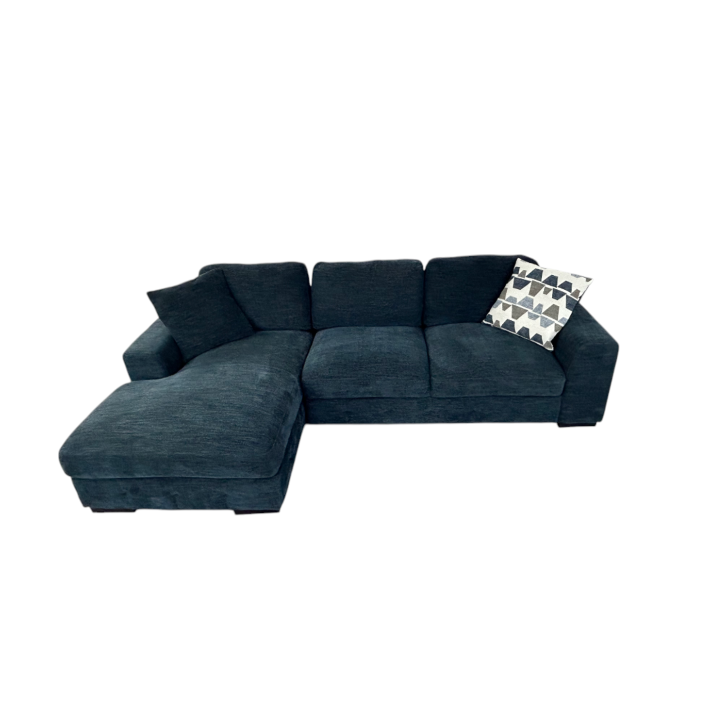 ( Free Delivery ) Dark Blue Sectional Couch Sleeper Storage Image #1 | Ivy Store