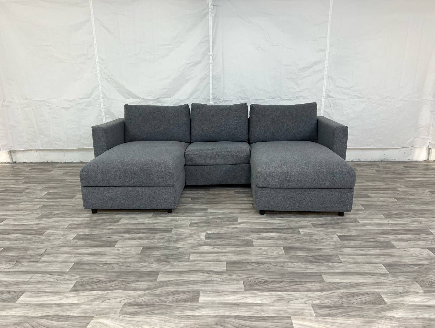 ( Free Delivery ) Ikea Vimle Dark Gray Sectional Couch with Storage Image #1 | Ivy Store