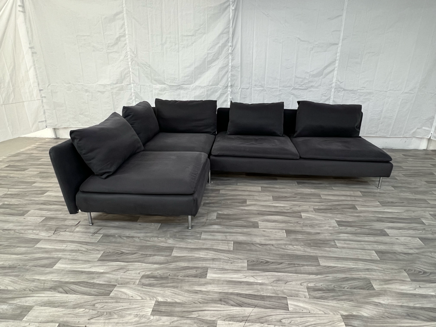 (Free Delivery ) Ikea Soderhamn Dark Blue Sectional Couch Image #2 | Ivy Store
