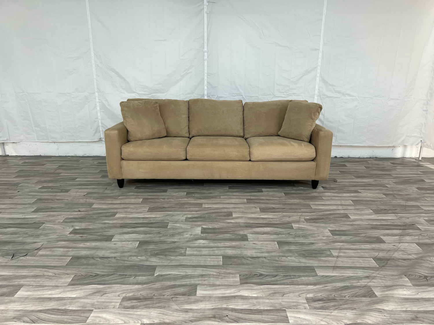( Delivery Available ) Max Home Beige Couch with Sleeper Image #1 | Ivy Store