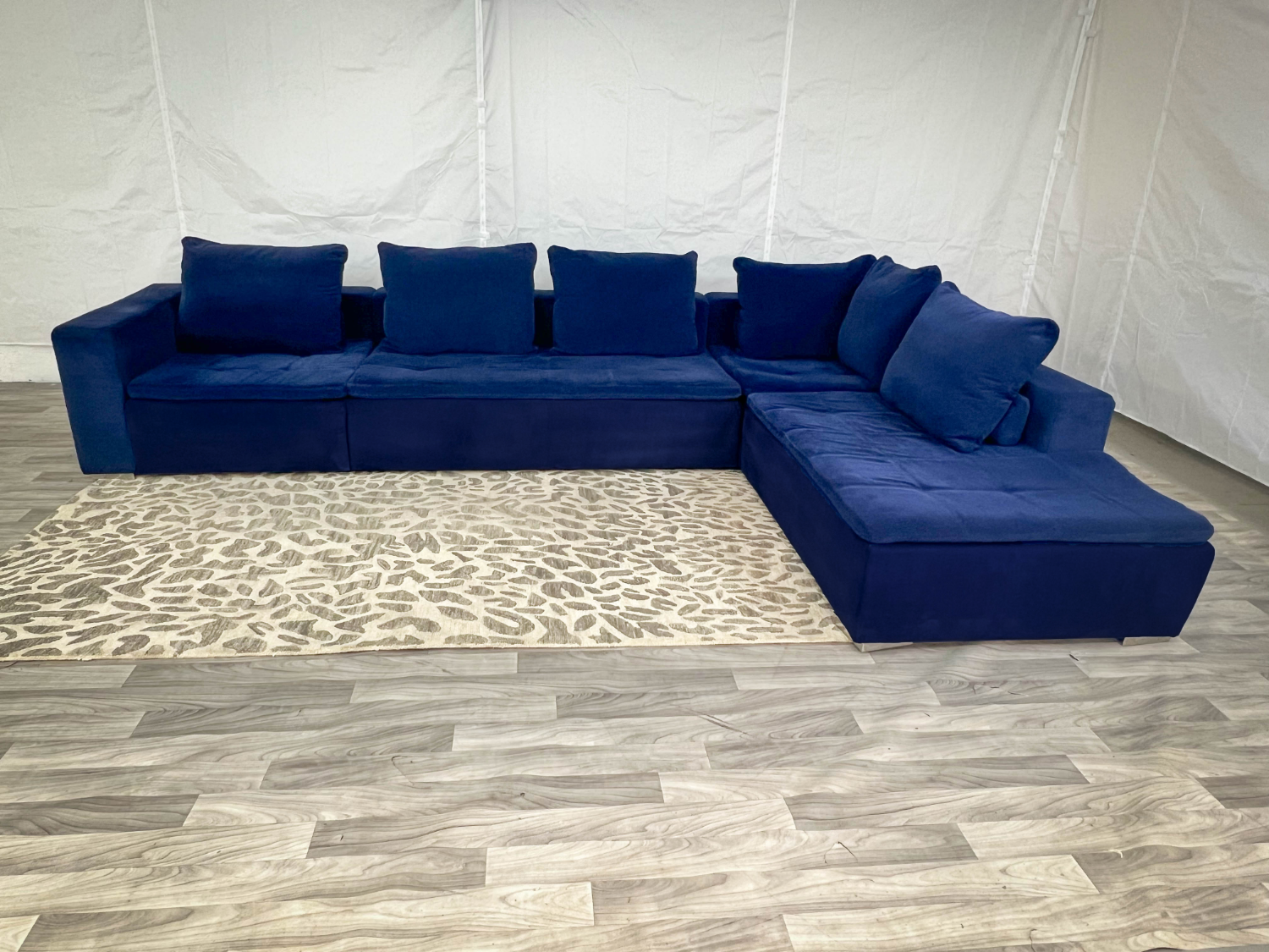 ( Delivery Available ) Boconcept Mezzo Large Blue Sectional Couch image | Ivy Store