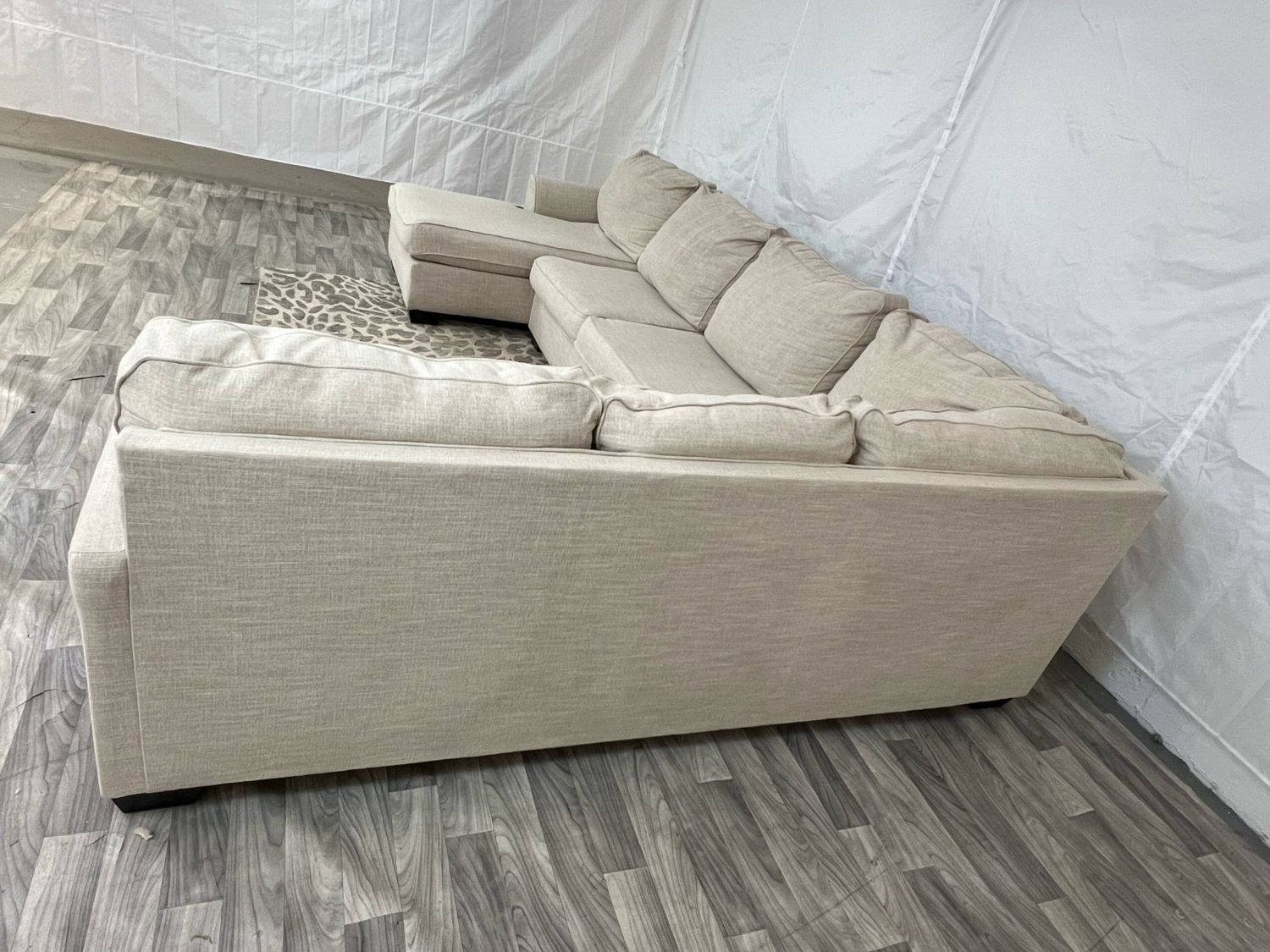 ( Delivery Available ) Ashley Large Light Beige Sectional Couch Image #2 | Ivy Store