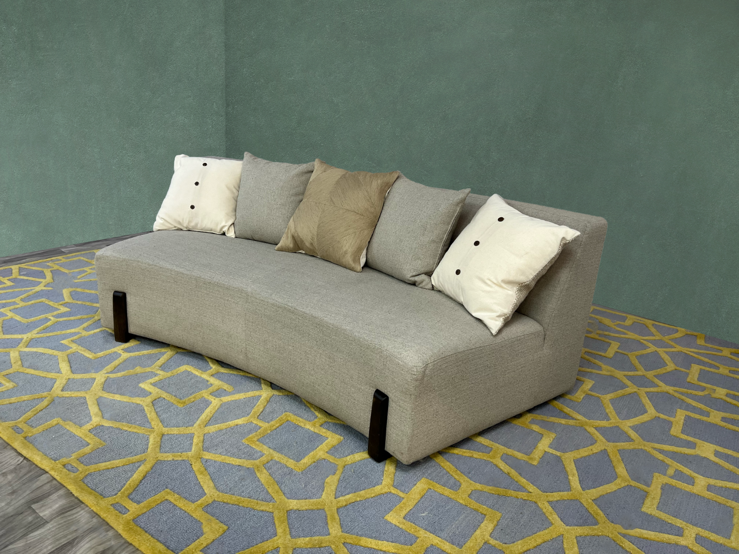 Delivery Available! Alder and Tweed Walker Armless Sofa Image #2 | Ivy Store