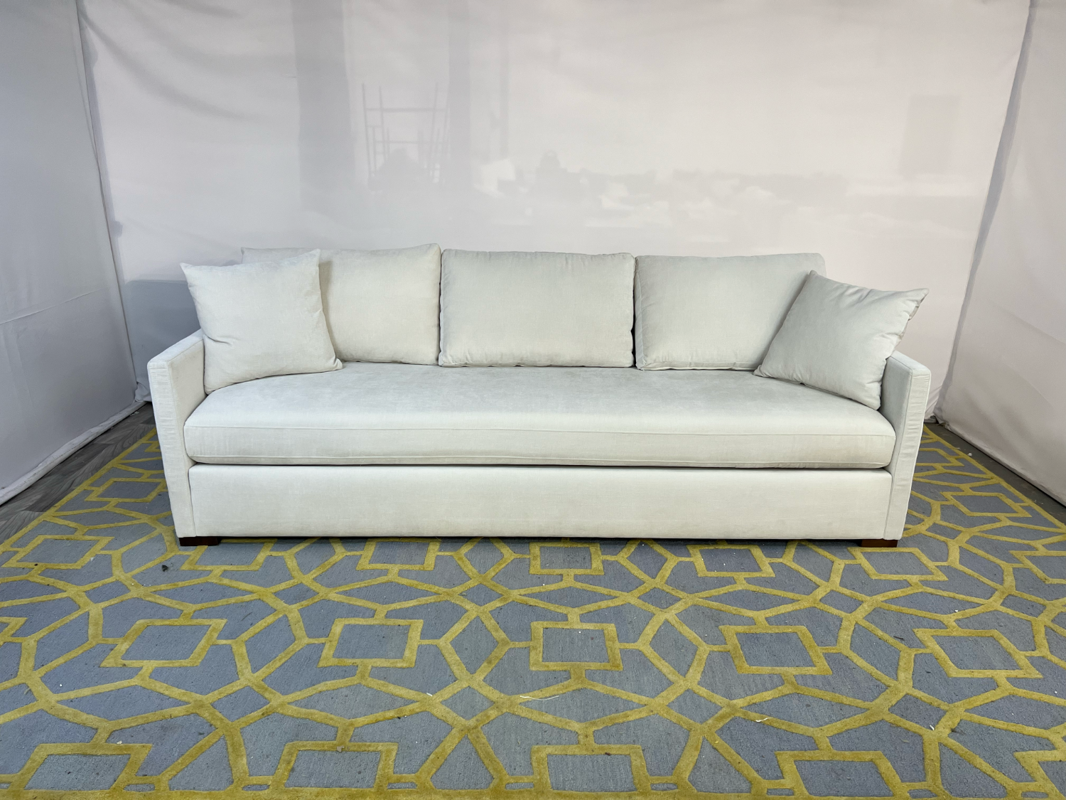 ( Delivery Available ) Interior Define Scarlett White Sofa Image #1 | Ivy Store