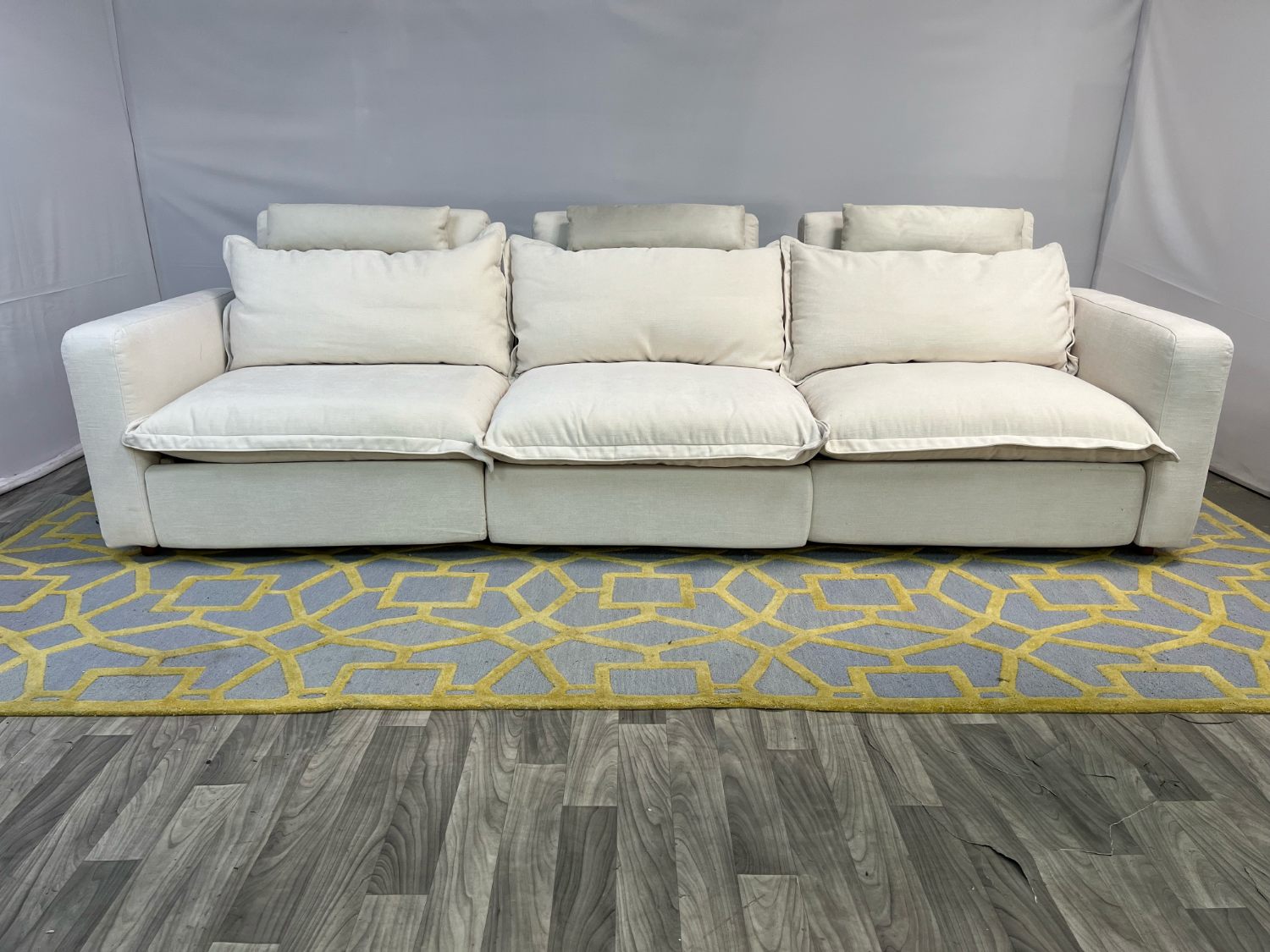 ( Delivery Available ) Homebody Cream White Sofa Recliner Image #1 | Ivy Store