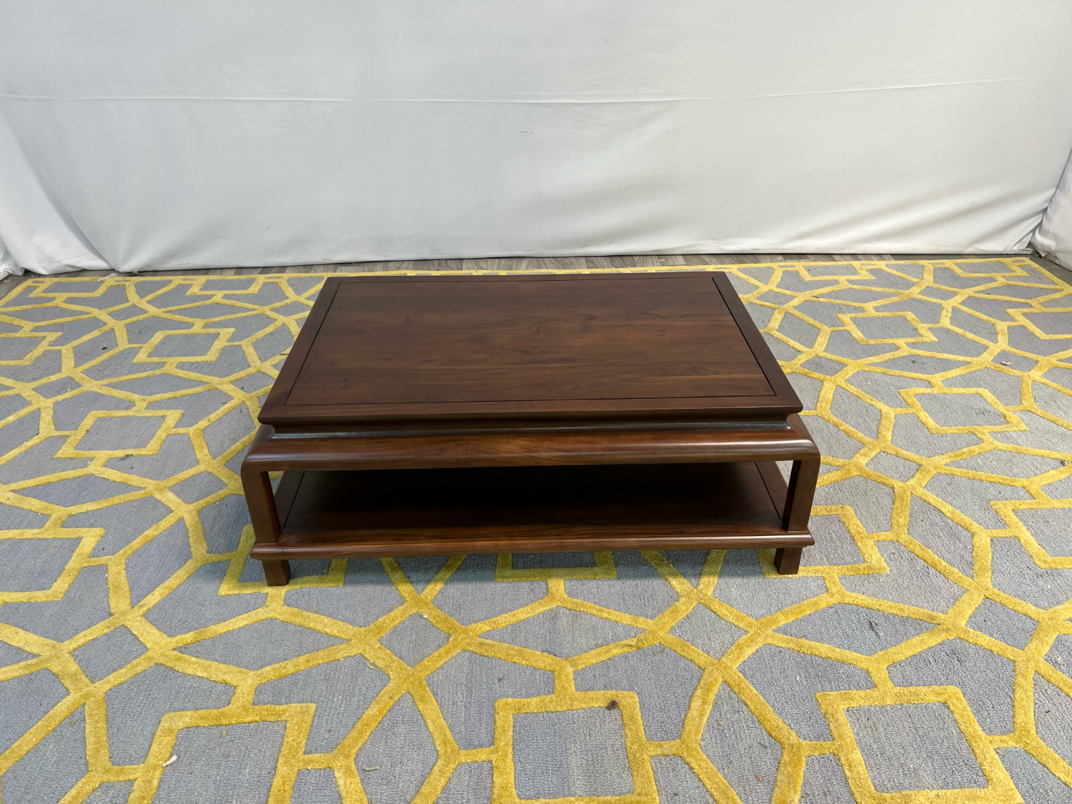( Delivery Available ) Tikamoon Achille Square Coffee Table in Solid Acacia Image #1 | Ivy Store