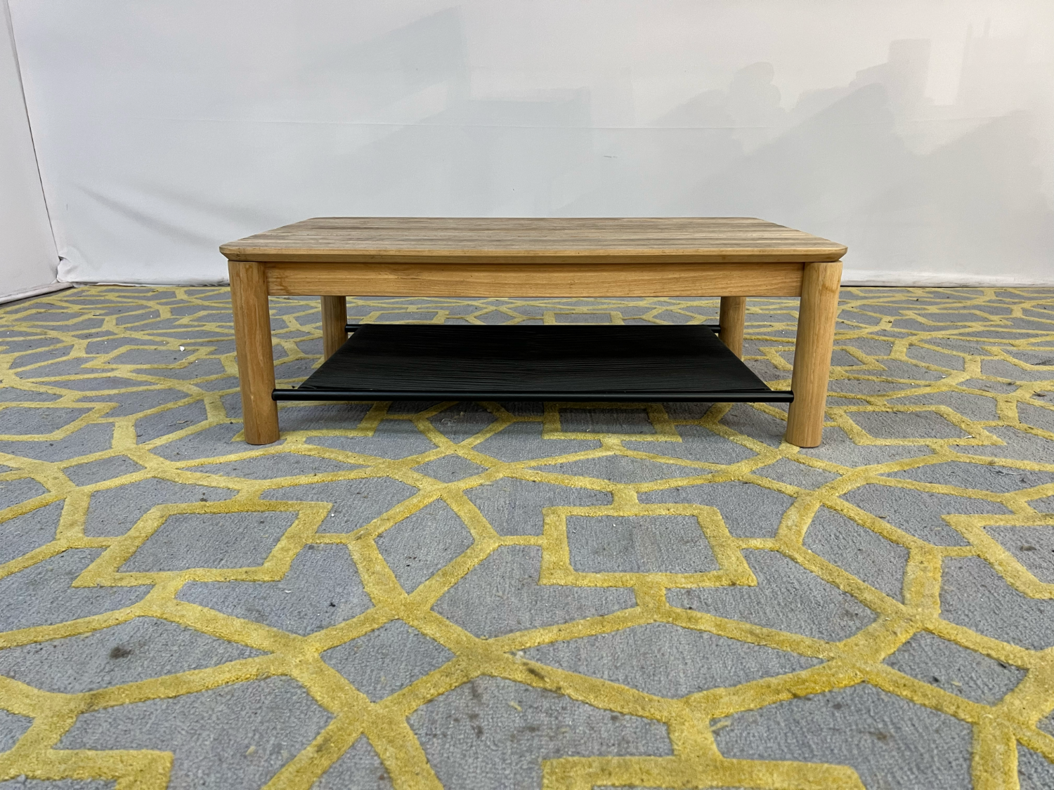 ( Delivery Available ) Neighbor Haven Solid Wood Top Coffee Table Image #1 | Ivy Store