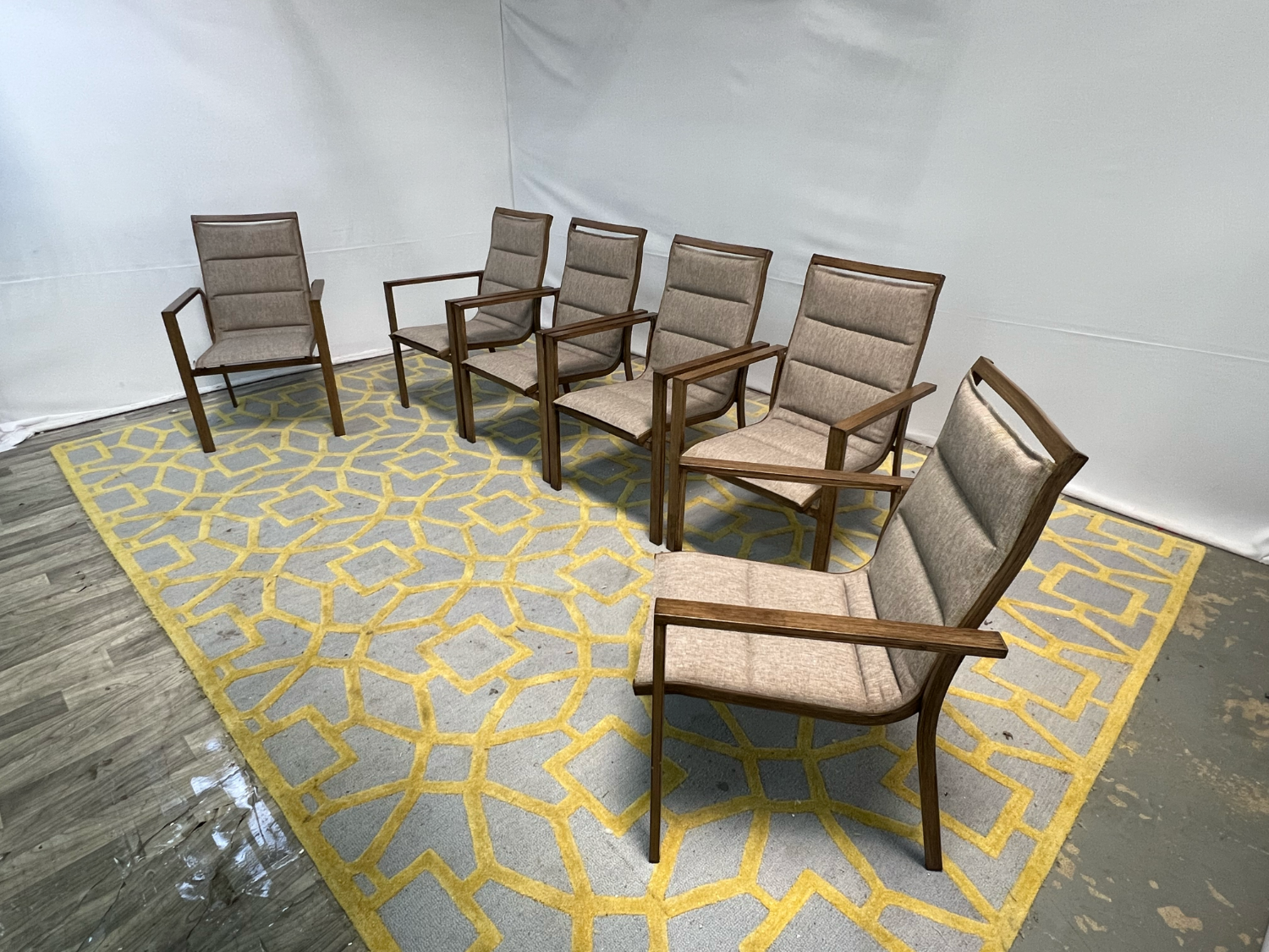 ( Delivery Available ) Brown Outdoor Chair Set image | Ivy Store