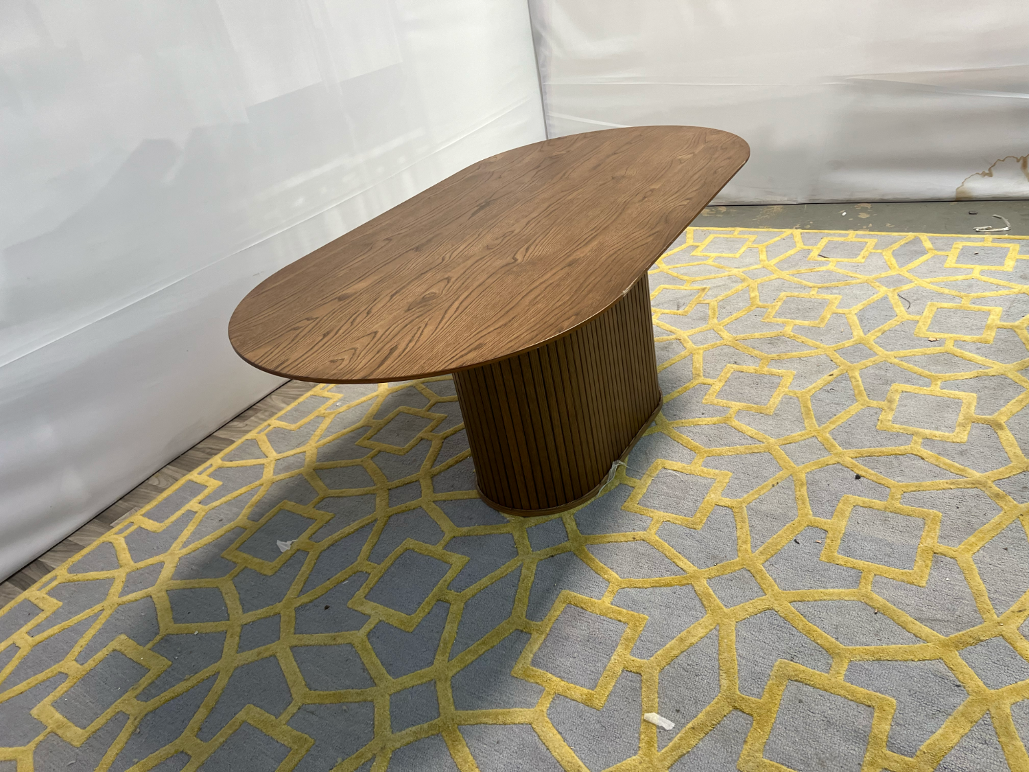 ( Delivery Available ) AllModern Iris Oak Dining Table Image #2 | Ivy Store