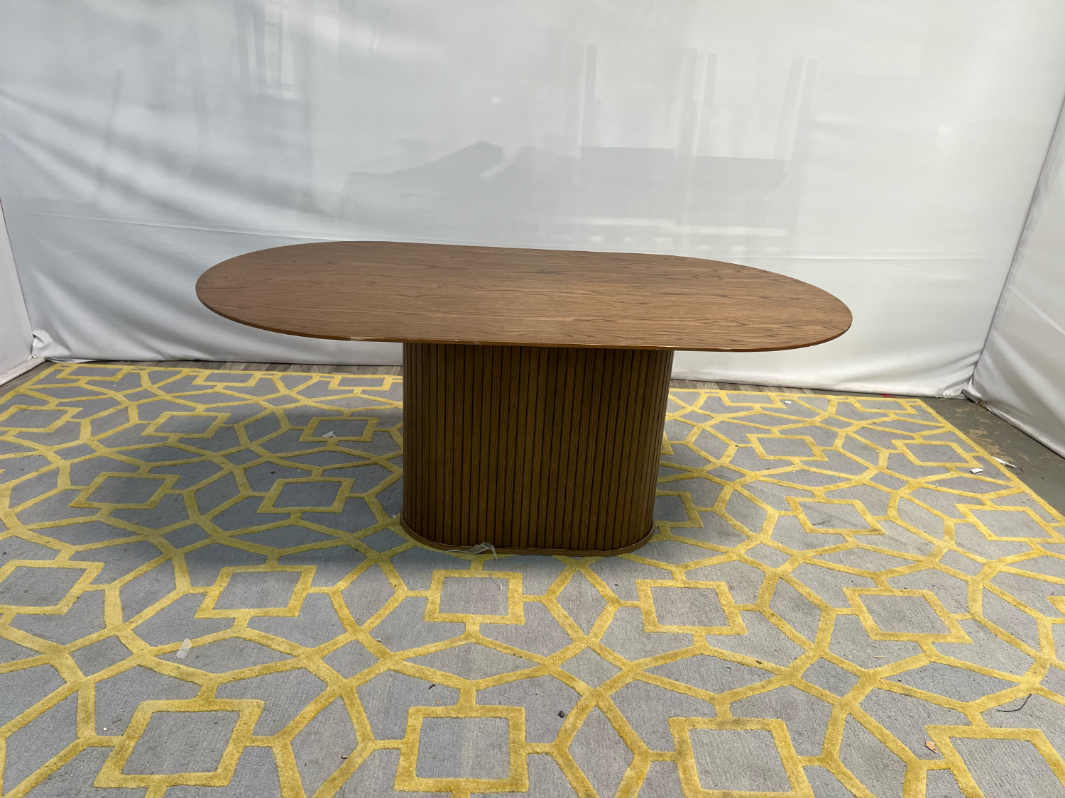 ( Delivery Available ) AllModern Iris Oak Dining Table Image #1 | Ivy Store