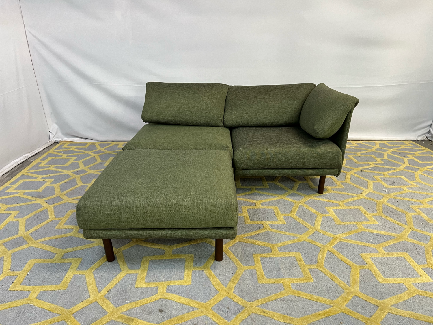 ( Delivery Available ) Burrow Range Sofa with Ottoman Image #1 | Ivy Store