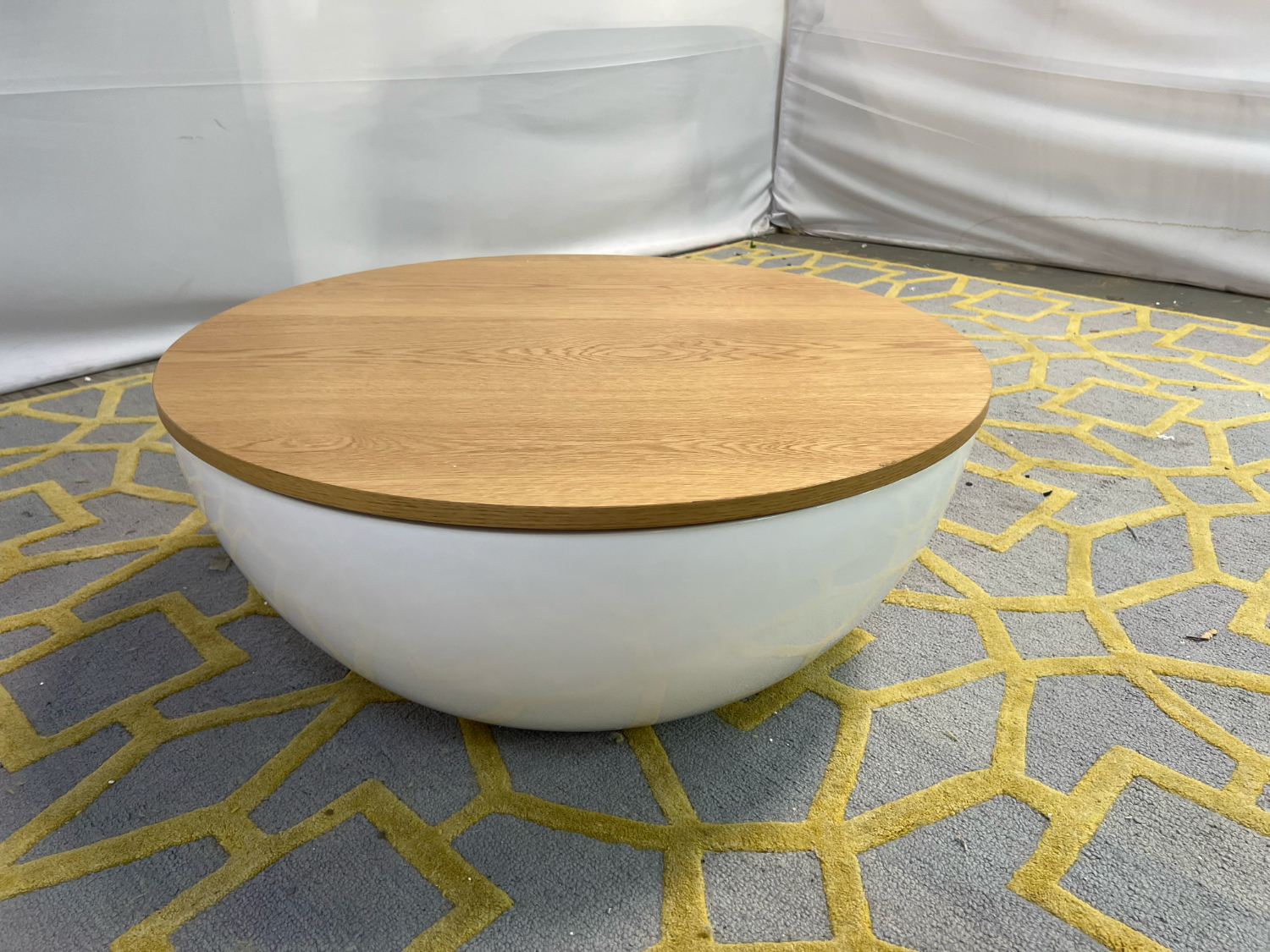 ( Delivery Available ) Fernish Geary Coffee Table with Storage Image #2 | Ivy Store