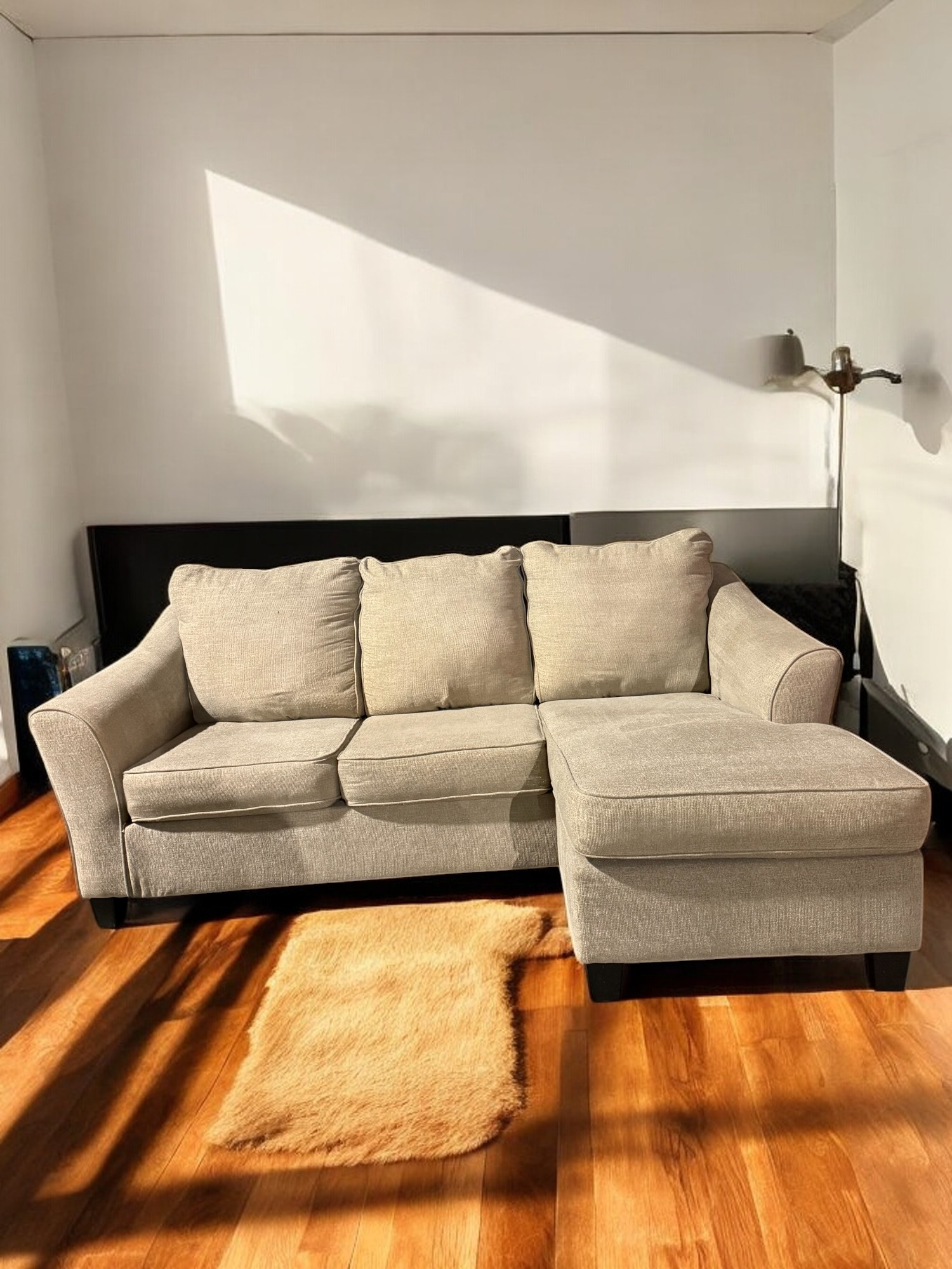Gray Sectional w/ Pillows 🛋️ - Free Delivery Image #1 | Ivy Store