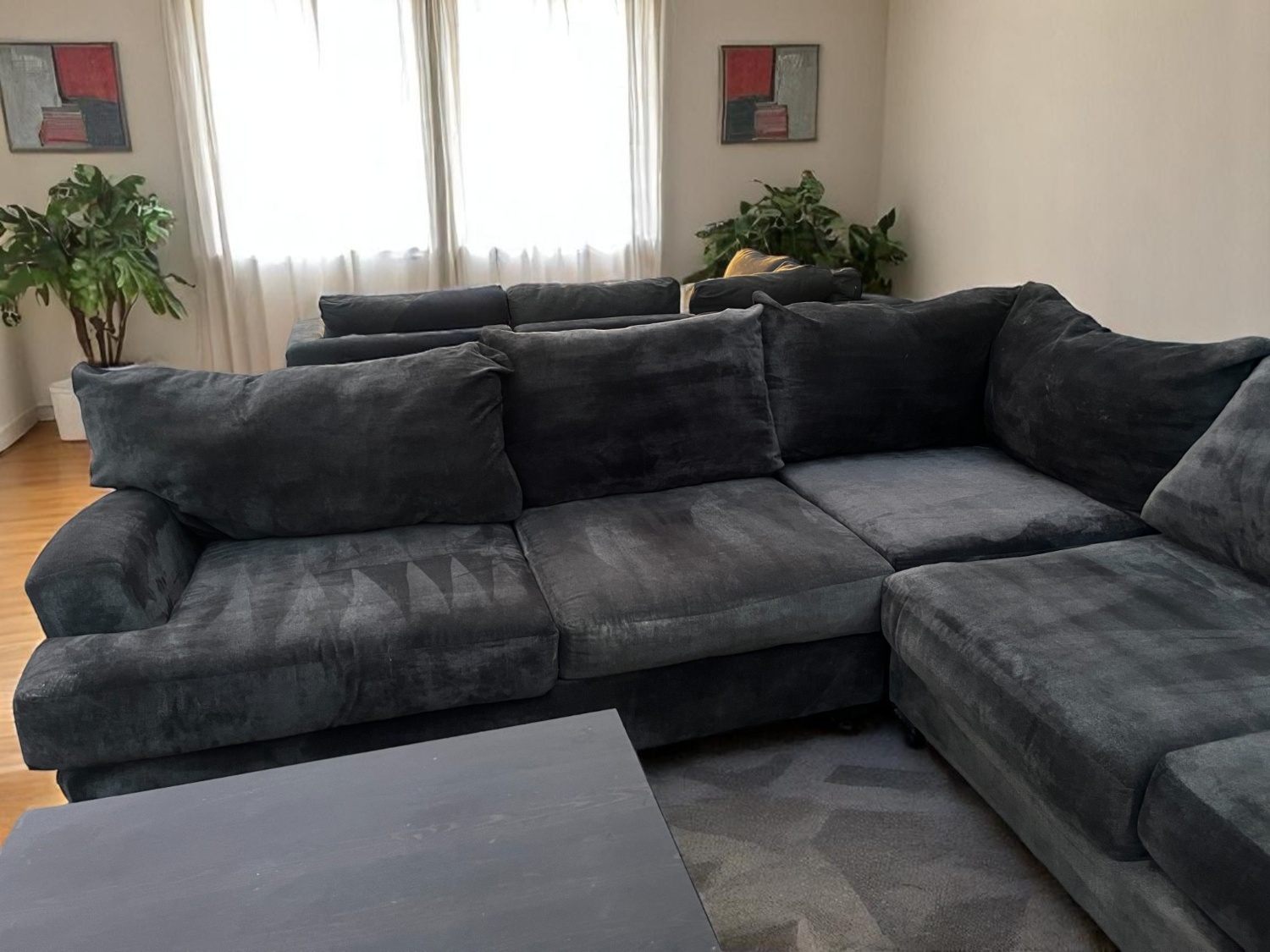 BIG Black Sectional Couch - Sofa Delivery Available 🚚 Image #2 | Ivy Store