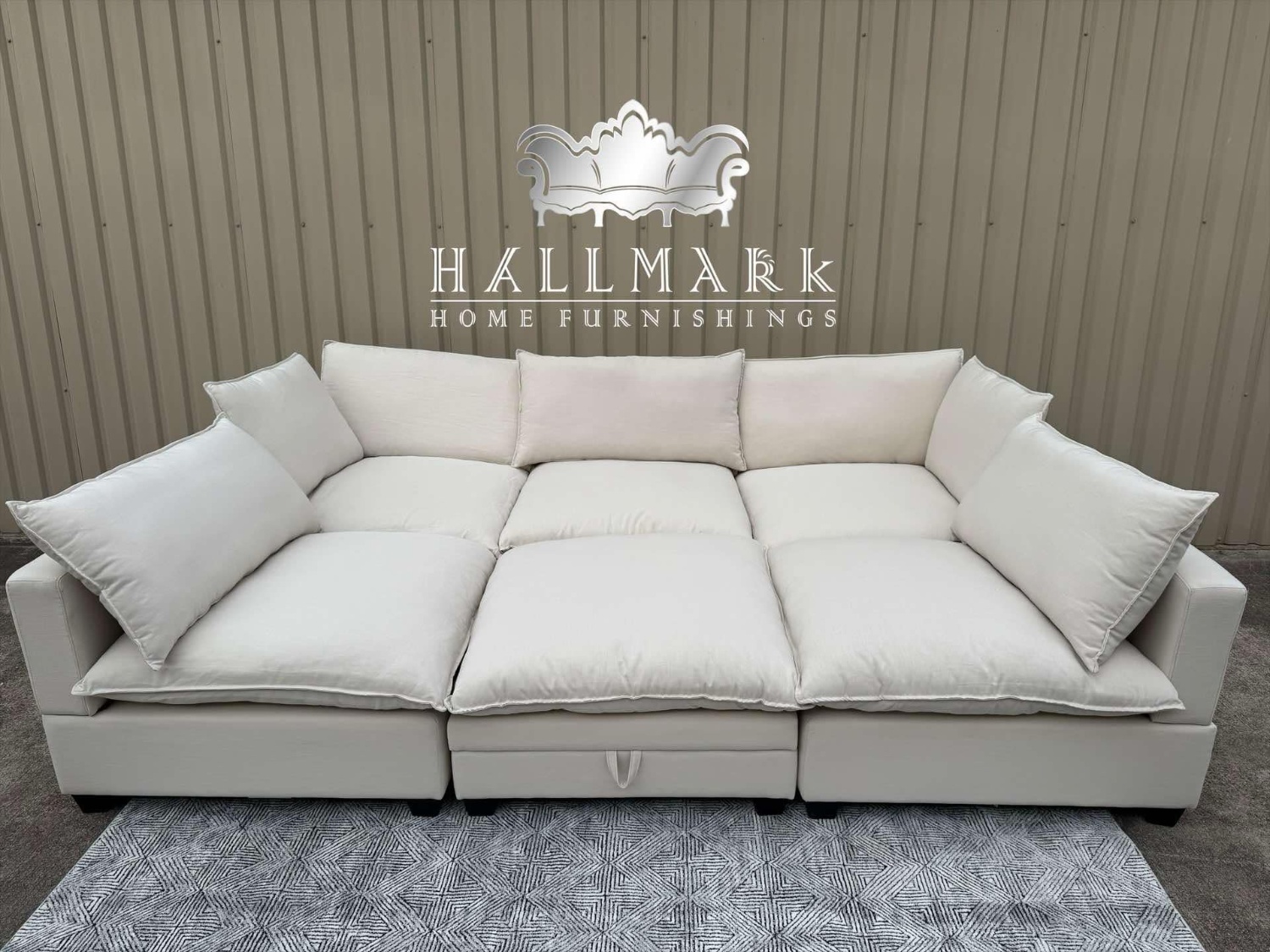 NEW Beige Cloud Couch ! Sofa Delivery Available 🚚 Image #1 | Ivy Store