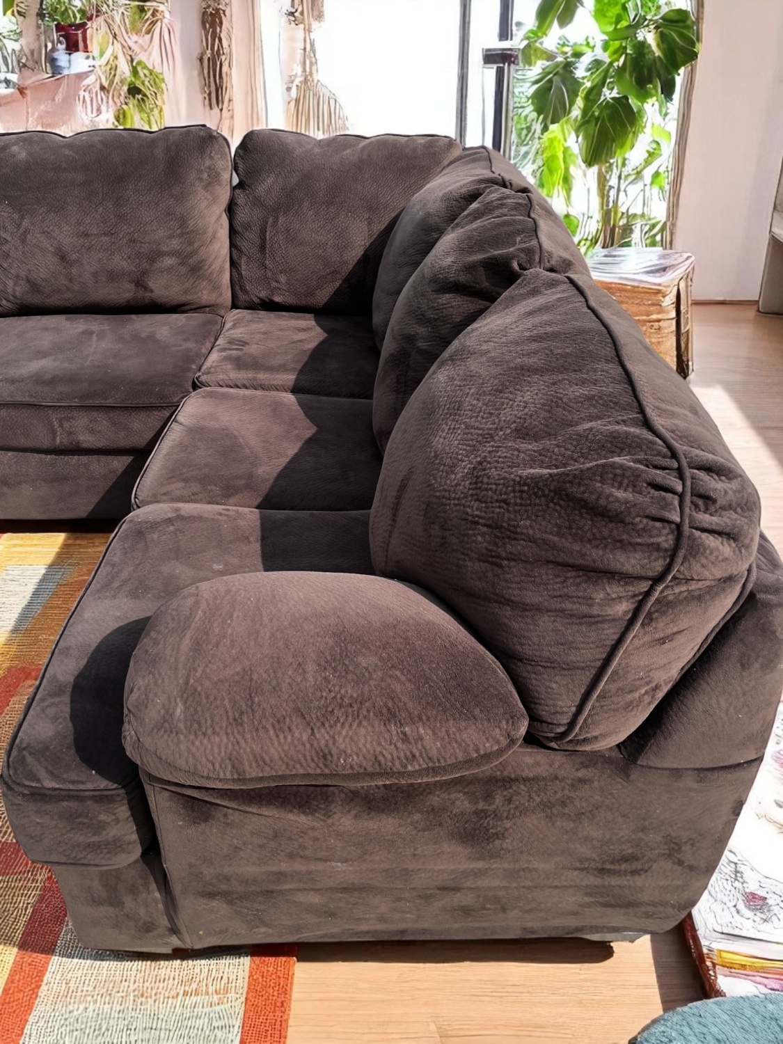 Large Brown Sectional Couch Retails for $2400 - Sofa Delivery Available 🚚 image | Ivy Store