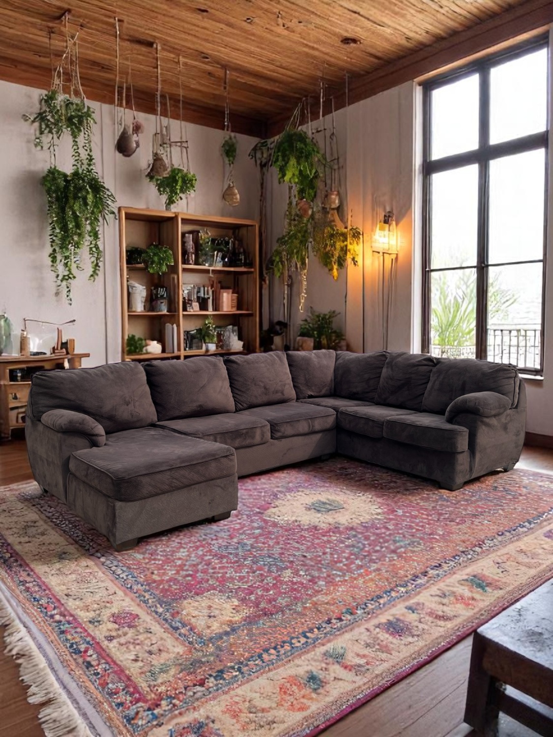 Large Brown Sectional Couch Retails for $2400 - Sofa Delivery Available 🚚 image | Ivy Store