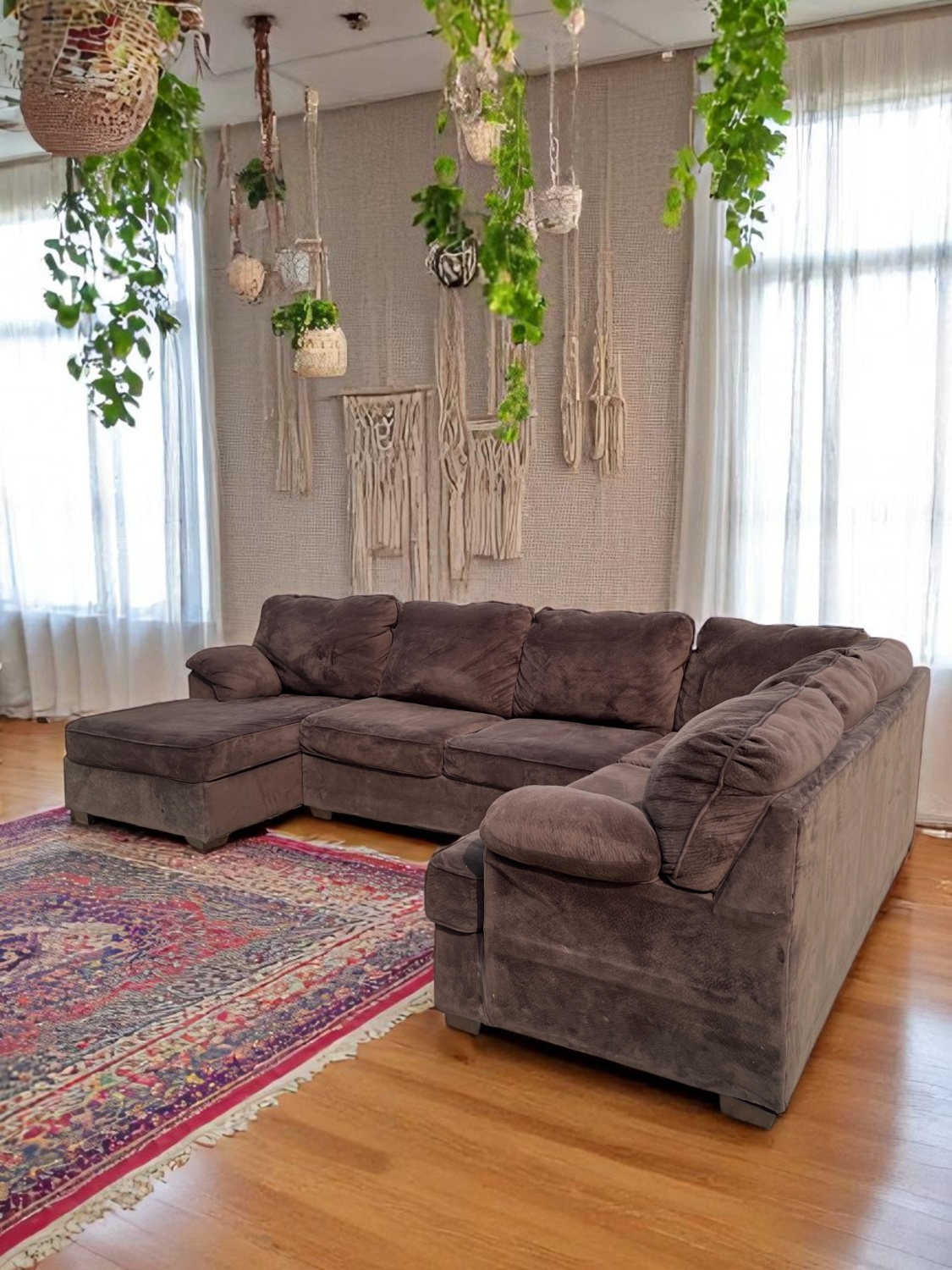 Large Brown Sectional Couch Retails for $2400 - Sofa Delivery Available 🚚 image | Ivy Store