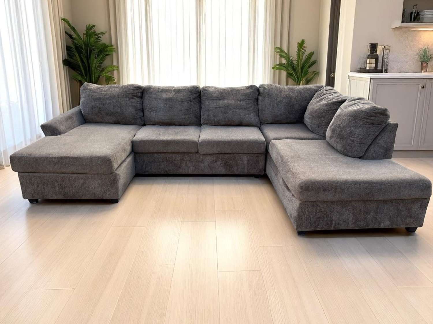 🚛 Navy Blue Modular Sectional Image #1 | Ivy Store