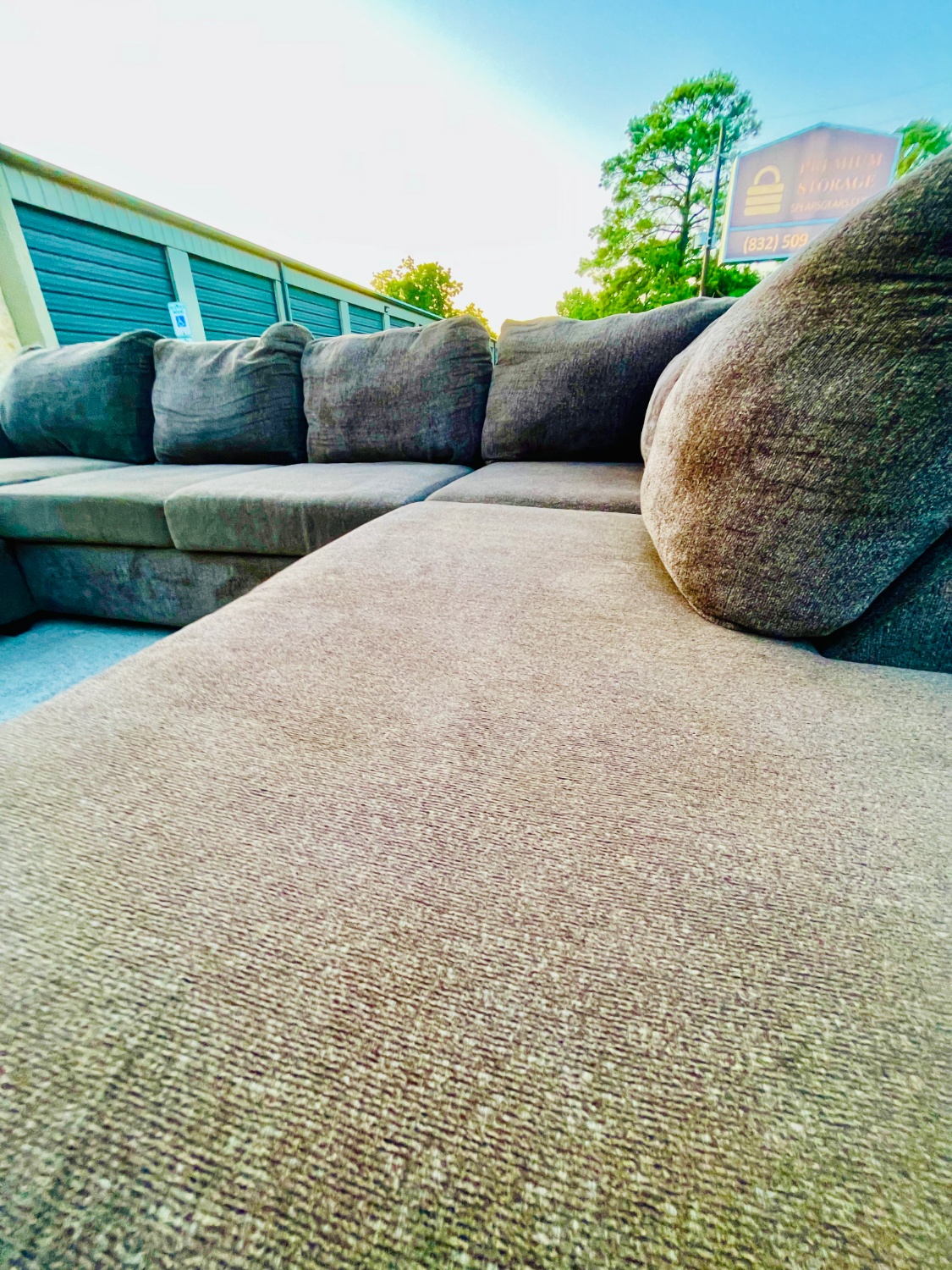 Brown Sectional Couch - Retails for $1799  - Sofa Delivery Available image | Ivy Store