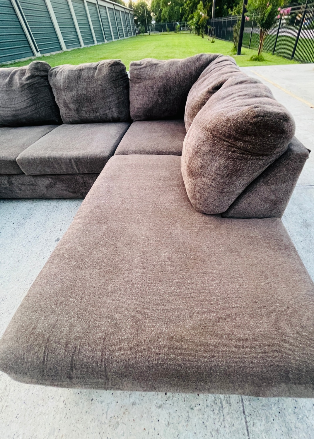 Brown Sectional Couch - Retails for $1799  - Sofa Delivery Available image | Ivy Store