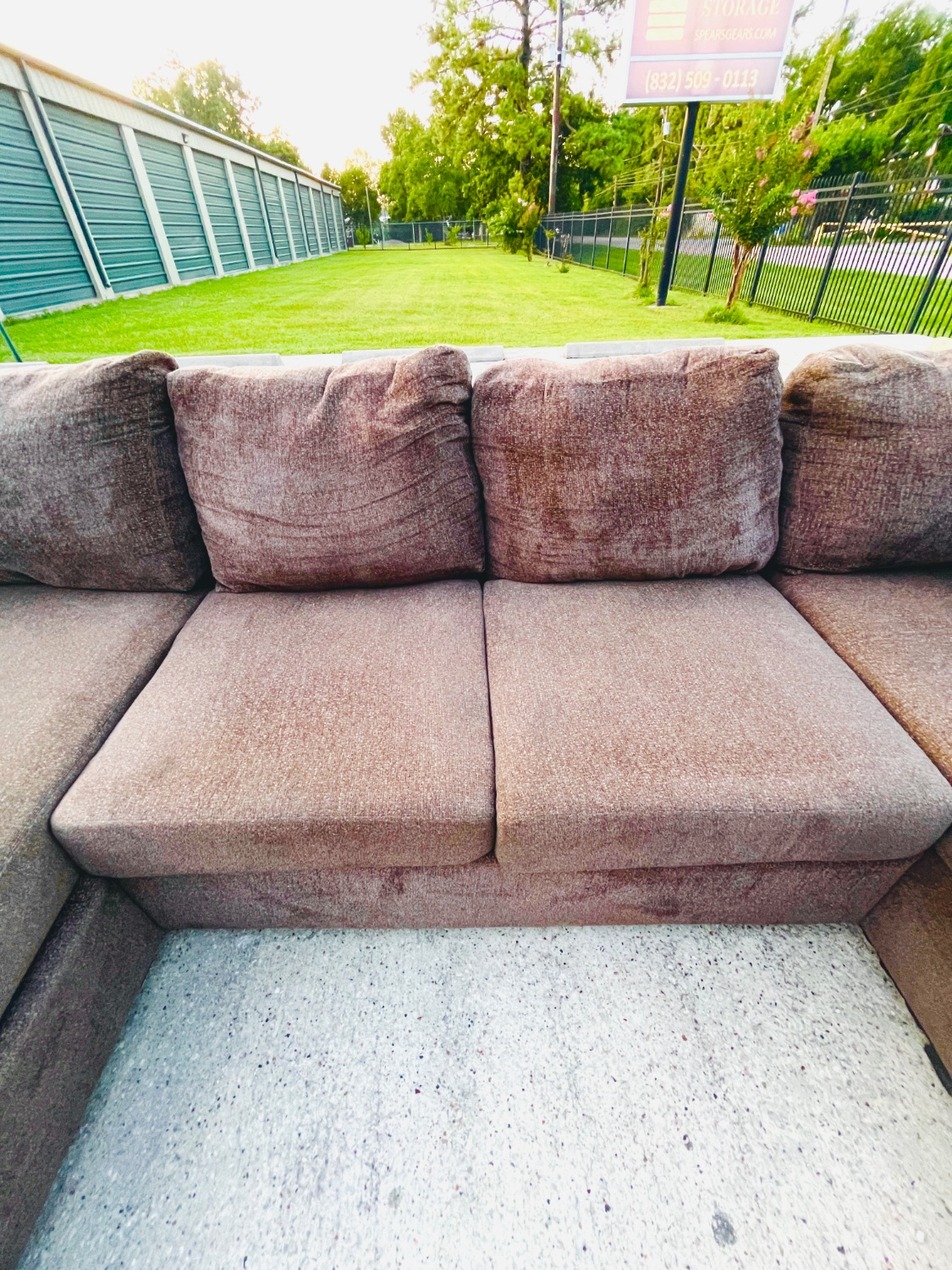 Brown Sectional Couch - Retails for $1799  - Sofa Delivery Available image | Ivy Store