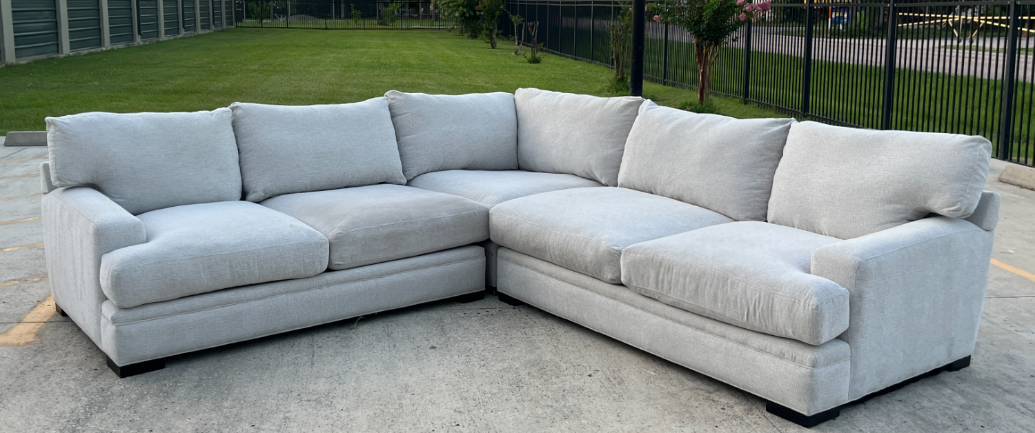 Sectional Couch - CIndy Crawford Collection - Retails for $1599 - Sofa Delivery or Pick Up Available Image #2 | Ivy Store