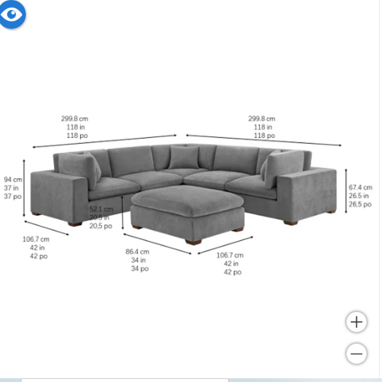 Thomasville Lowell 6-piece Fabric Modular Sectional - Free Local Delivery 🚚 image | Ivy Store