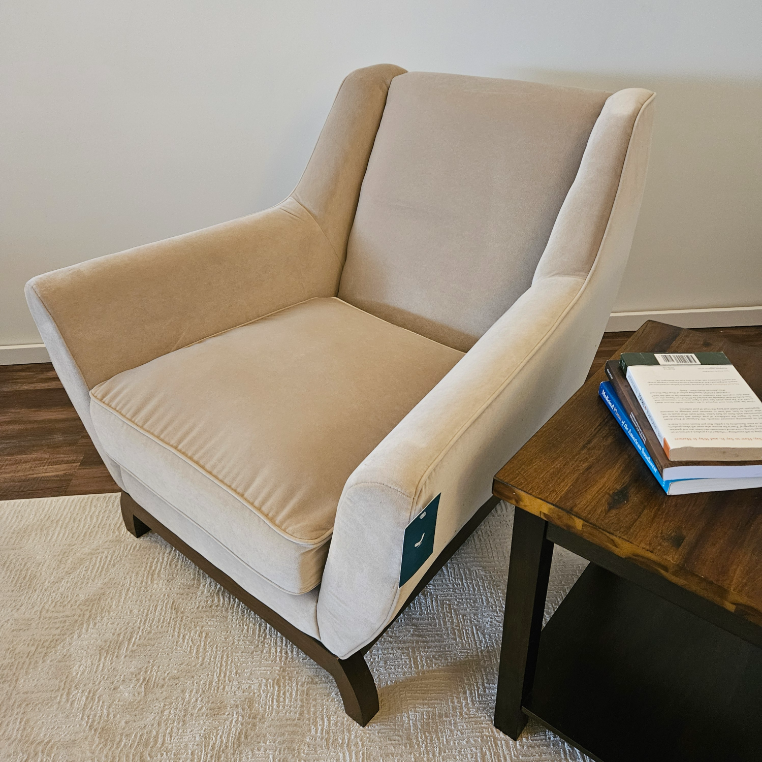 Beige Accent Chair Joybird - Free Delivery Image #2 | Ivy Store