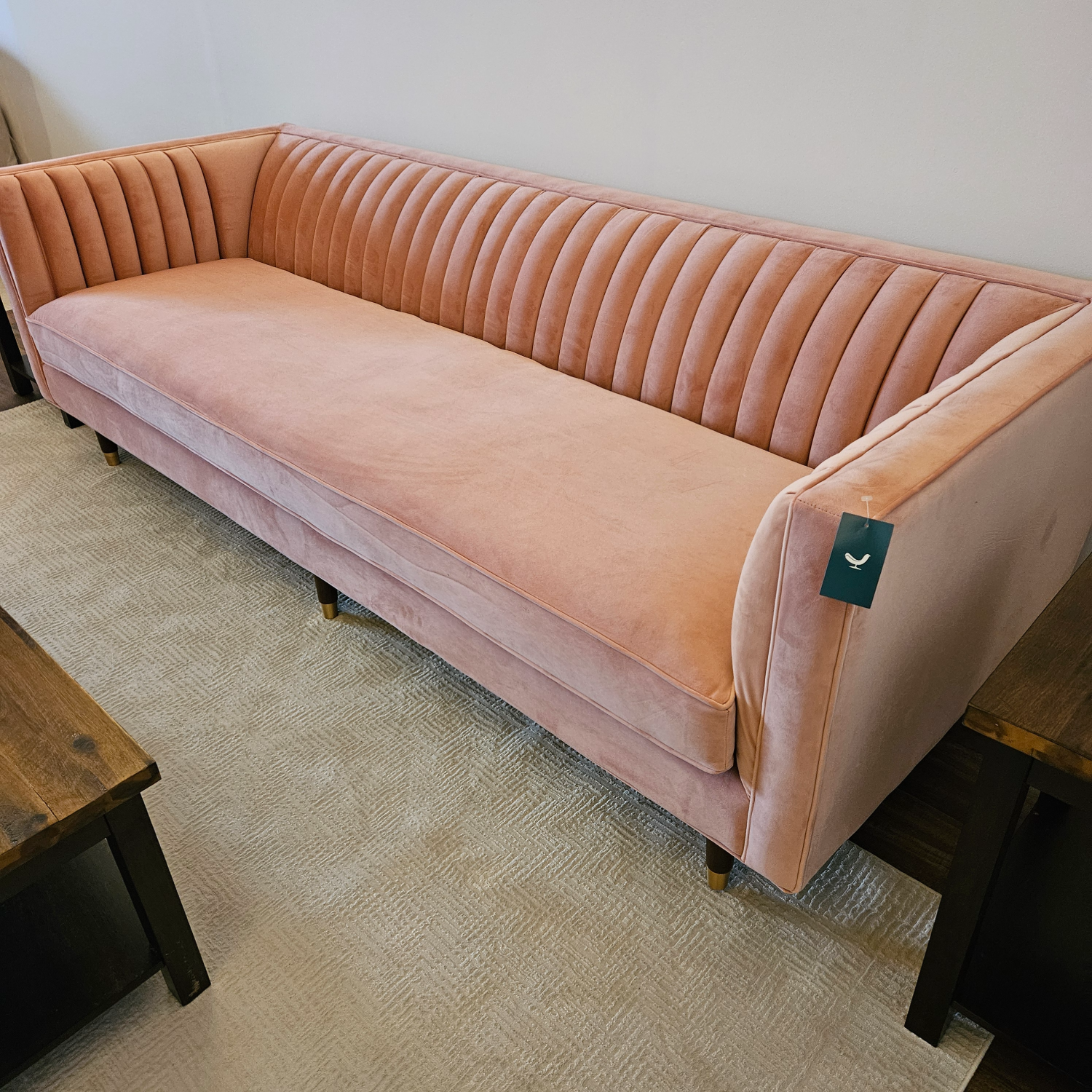 Chelsea Sofa Couch Joybird in Pink - Free Delivery Image #2 | Ivy Store