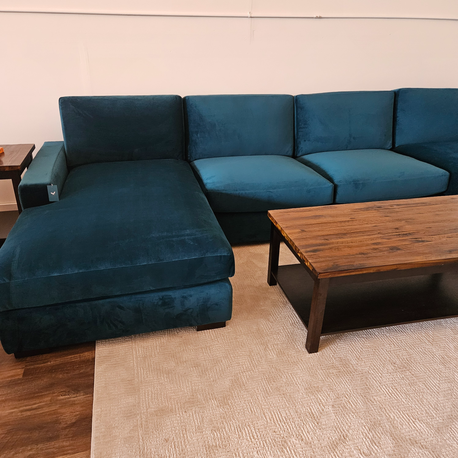 U Sectional Anton Joybird in Blue - Free Delivery Image #2 | Ivy Store