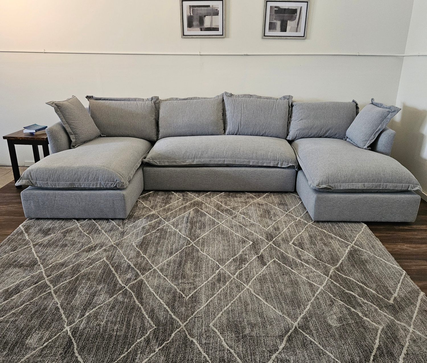U Chaise Sectional Couch Interior Define - Free Delivery Image #1 | Ivy Store